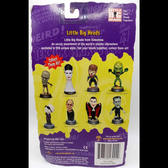 Universal Studios Monsters Little Big Heads - The Wolf Man - Series 1 - Sideshow - Picture 2 of 5